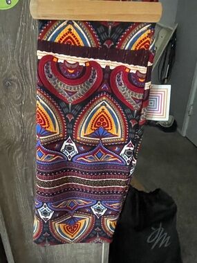 LuLaRoe Cassie Skirt in Burgundy, Yellow, Blue, Orange, Purple